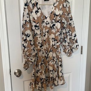 Balloon Sleeve Dress worn once